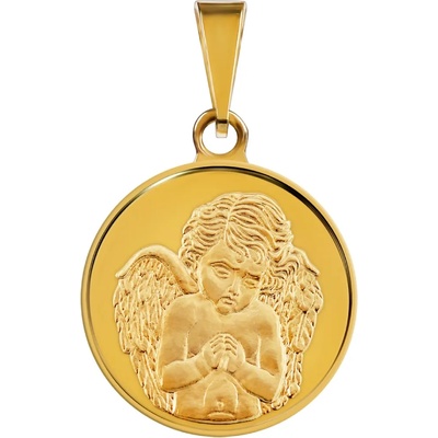 Macoins gold Златен медальон Небесен Ангел
