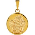 Macoins gold Златен медальон Небесен Ангел