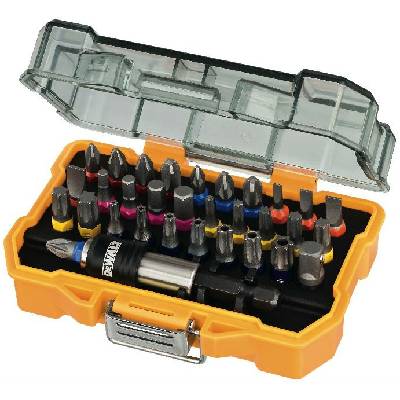 Комплект битове DeWALT Pz/Ph/Torx/плоски/шестостенни и бързи връзки (32 бр. ) DT7969 (DT7969)