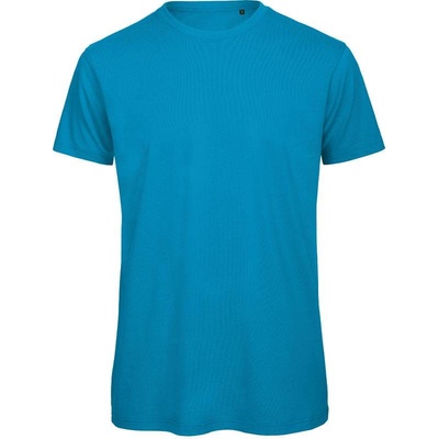 B&C Inspire T men pánske tričko Medium Fit modré atoll