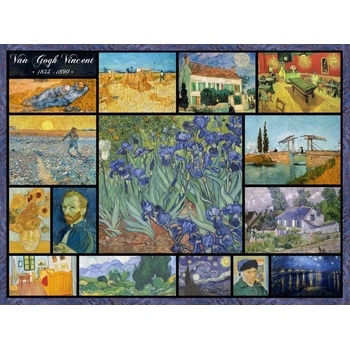 Image 1 of Grafika - Puzzle Collage - Vincent Van Gogh - 2 000 piese