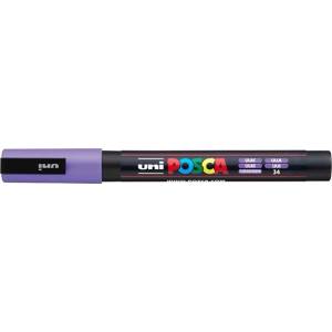 uni Декоративен маркер, 0, 9-1, 3 мм, UNI "Posca PC-3M", бледолилав 284778000 (284778000)