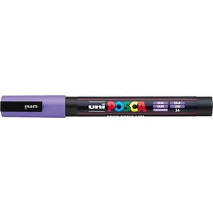 uni Декоративен маркер, 0, 9-1, 3 мм, UNI "Posca PC-3M", бледолилав 284778000 (284778000)