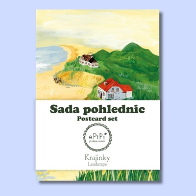 ePiPí Sada pohlednic - Krajinky – Zbozi.Blesk.cz