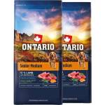 ONTARIO Senior Medium Lamb & Brown Rice 2 x 12 кг