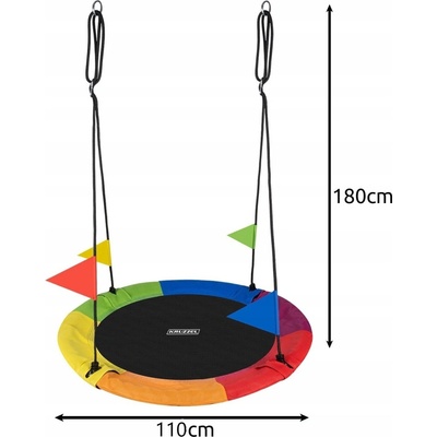 Kruzzel Houpačka hnízdo čápů 100 cm