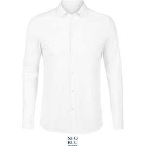 Neoblu 3198 BALTHAZAR MEN / Мъжка риза с дълъг ръкав - оптически бяла M (243198z1502)