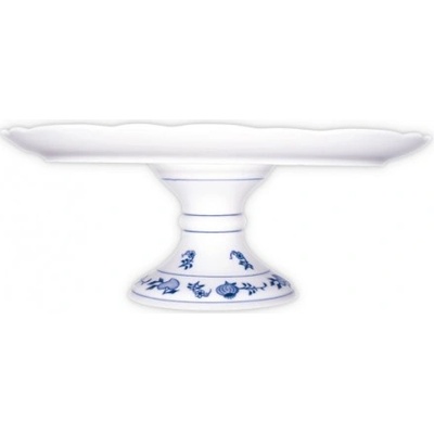 Cibulák Dubí Talíř dortový na noze cibulový porcelán 70044 31 cm