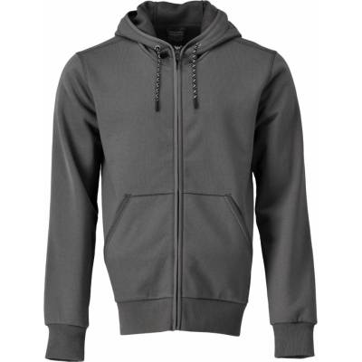 Mascot International pracovná mikina na zips s kapucňou 22486-378 CUSTOMIZED kamenná sivá