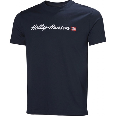 Helly Hansen Core Graphic T 2.0 tmavomodré