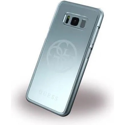 GUESS Луксозен Алуминиев Калъф за Samsung S8, Guess Aluminium Case, Сребрист (GUHCS8MERLSI)