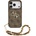 GUESS Калъф Guess PU 4G Metal Logo Strap Case за iPhone 17 Pro Max, кафяв (GUHCP17XP4GMGSW)