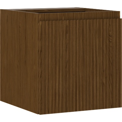 Mexen Rivel шкаф за баня 45 см, 1 врата, текстуриран, орех - 91A21-04547-1-BF86 (91A21-04547-1-BF86)