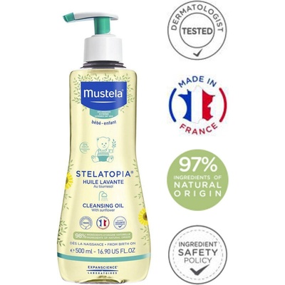 Mustela Stelatopia Cleansing Oil Atopic Prone Skins 500 ml