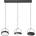 OSRAM - висяща LED лампа на кабел DECOR PUCK 3xLED/12W/230V CRI 90 черна (P227811)