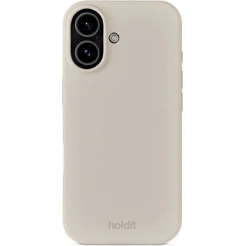Holdit Калъф Holdit - Silicone, iPhone 17, Light Beige (7330985169366)