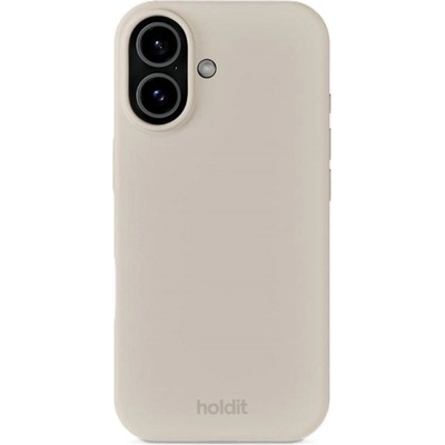 Holdit Калъф Holdit - Silicone, iPhone 17, Light Beige (7330985169366)