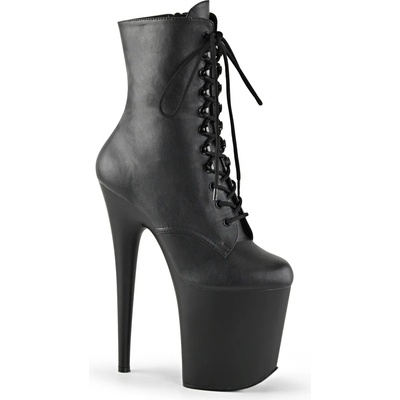 Pleaser USA Pleaser Flamingo-1020 Blk Faux Leather/Blk Matte 44