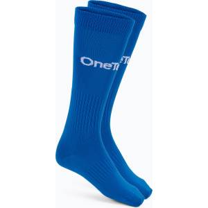 OneTeam Детски футболни чорапи OneTeam Precision football socks комплект 2-pack синьо