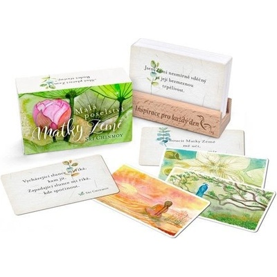 Malá poselství Matky Země - karty s dřevěným stojánkem – Zbozi.Blesk.cz