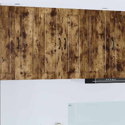 vidaXL Стенен шкаф PORTO Димян дъб 60 x 31 x 80 см Инженерно дърво (885400)
