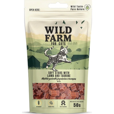 Wild Farm jahňacie hviezdičky s taurínom 50 g