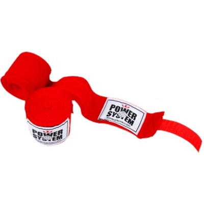 Power System Боксови бинтове / Boxing Handwraps [4 Метра] Червен