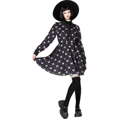 KILLSTAR дамска рокля KILLSTAR x GLOOMY the Naughty Grizzly - Goth Bear - черно - KSRA010708