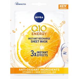 Nivea Q10 Лист маска Energy, 1 брой