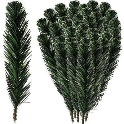 Umelé smrekové vetvičky 21 cm Ruhhy 22512 sada 40 ks