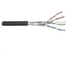PlanetElite KAB-FTP6--PE FTP, Cat6, drát, venkovní PE, Dca, cívka, 305m, černý