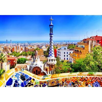 Bluebird Puzzle - Puzzle Park Güell, Barcelona II 1000 - 1 000 piese