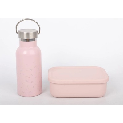eliNeli Desiatový set fľaša + box ružový