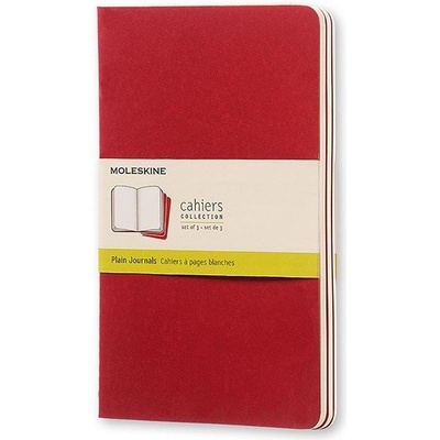 Moleskine Тетрадки без редове Moleskine Cahier L бордо 3 бр (MOCH118)