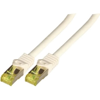 EFB Elektronik RJ45 Пач корда S-FTP, кат. 6A, LSZH, кат. 7 Raw cable, бяла & mdash; 1 метър (MK7001.1W)