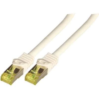 EFB Elektronik RJ45 Пач корда S-FTP, кат. 6A, LSZH, кат. 7 Raw cable, бяла & mdash; 1 метър (MK7001.1W)