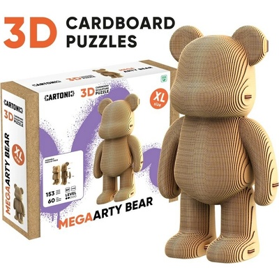 Cartonic 3D Puzzle Mega Arty Bear: 153 ks