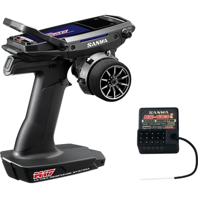 SANWA M-17 2.4GHz s přijímačem RX-493i S101A32483A – Zboží Dáma