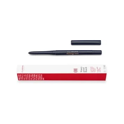 Clarins Waterproof Eye Pencil водоустойчив молив за очи 01 Black Tulip 0, 3 g