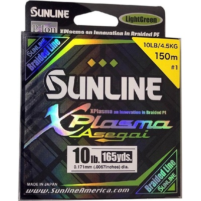 Sunline šnúra XPlasma Asegai Light Green 150m 0,242mm