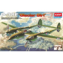 Academy Lockheed P-38F Lightning Glacier Girl 1:48