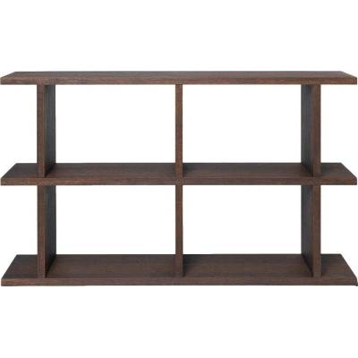 Ferm Living Knihovna Kona Bookcase 2x2, dark stained