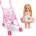 Raya Toys Кукла с количка и аксесоари, Raya Toys, розов (9003)