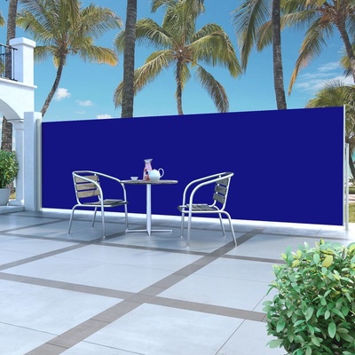 Dekorhome Zatahovací boční markýza 160x500 cm Krémová