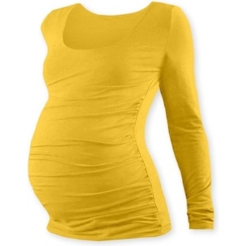 Jožánek Johanka těhotenské triko dlouhý rukáv žlutooranžová