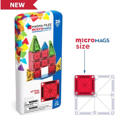 Magna-Tiles microMAGS Travel Set 26 ks – Zboží Živě