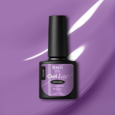 Enii Nails Gel lak Ceramic 47 Lilac 10 ml