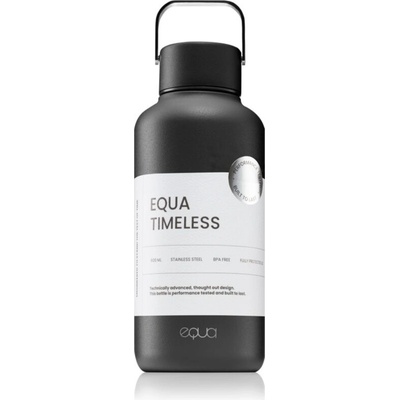 Equa Timeless nerezová láhev na vodu malá barva Dark 1 ks