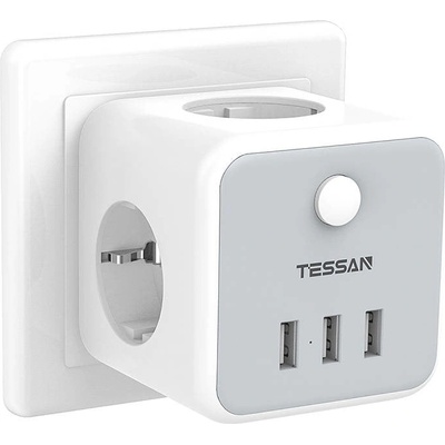 Tessan 3 Plug + 3 USB Switch (TS-301-DE)