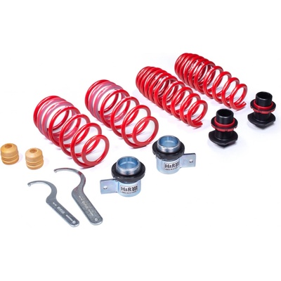 H&R výškově nastavitelný pružinový kit pro BMW M4 F83, Cabrio, 2WD, snížení 25-45 mm/15-35 mm